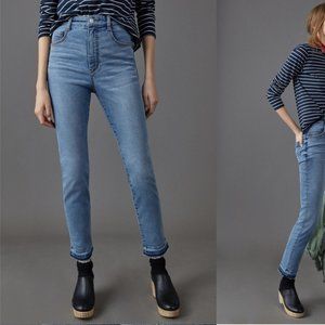 Pilcro by Anthropologie Ultra High-Rise Slim Straight Jeans